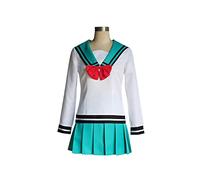 ZENAHA Women Kokomi Teruhashi Cosplay Costume JK School Uniform Outfit Sailor Dress,Set-L