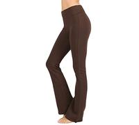 Zenana Premium Cotton FOLD Over Yoga Flare Pants