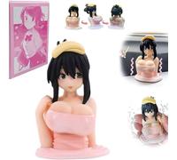 Zenarao Chest Shaking Ornaments, Shake Shake Girl Car Dashboard Decorations, Tide Play Doll Bobbleheads, Kawaii Sexy Action Figurine Beauty, Car Center Console Sculpture