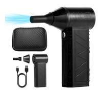Zenbanzer Compressed Air Duster Super Power Cordless Air Duster,3-Gear Adjustable car Cleaning kit,Fast Charging Mini Blower Compressed air Cleaner for pc Keyboard