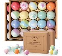 ZenBombs 40 Pieces Bath Bombs with Natural Shea Butter and Safe Oil for Moisturizing Skin, Bubble Bath Bubble, Ideal Gift for Women (2 Sets)