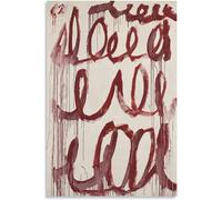 ZENCIX Cy Twombly Aesthetic Posters Cy Twombly Prints Cy Twombly Wall Art Lines Graffiti Canvas Painting For Room Home Decor Pictures 50x70cmx1 No Frame