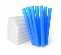 zenda club® 48cm Multicolor Foam LED Light Stick (50pcs) - 3 Flashing Modes - LED Glow Stick for Party, Concert, Wedding, Birthday - Long Battery Life 8H (Blue)
