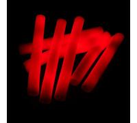 zenda club Pack of 15 LED Light Sticks 48 cm - Colour Red - High Quality Foam - 3 Modes (Fixed/Clap / Flash) - Sticks for Parties, Concerts, Weddings, Birthdays - 8H Battery Life