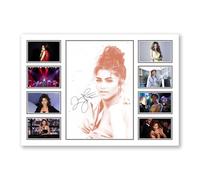Zendaya Signed Poster Collectible Memorabilia | Limited Edition Hollywood Fan Gift | Actress Merchandise Wall Art | Euphoria Dune Spider-Man Tribute (A3 Unframed)