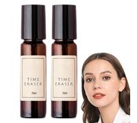 Zendi Time Eraser 2pcs Rollerball Castor Oil Eye Roller Castor Oil and Frankincense Roller Ball Natural Ingredients Smooth Fine Lines,for Eyes Bags Under Eyes Wrinkles(10ml)