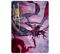Zendikar Rising Art Card: Drana, the Last Bloodchief (Gold Signature) | Zendikar Rising