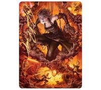 Zendikar Rising Art Card: Nahiri, Heir of the Ancients (#4) (Gold Signature) | Zendikar Rising