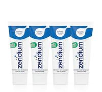 Zendium Classic 75ml (Pack of 4) Toothpaste - Contains Natural Antibacterial enzymes and proteins - Natural Protection Against Causes of Caries and Gum Problems - SLS Free, Triclosan Free
