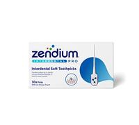 Zendium Interdental Soft Picks - 30x Picks - removes Plaque to Prevent Cavities and Gum Problems - 100% Plastic Free Packaging White