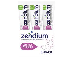 Zendium Sensitive Whitener Toothpaste 75ml X3