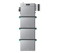 Zendure SolarFlow 2400 Pro 2.4kWh Home Battery + 3× AB3000L, 2400W | 4-MPPT 3000W DC Solar Input, 2.4kWh to 16.8kWh, 2400W AC, IP65, ENA, G98, Part P Install