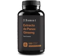 Panax Ginseng Extract - 50 mg Ginsenosides per Capsule, 2375 mg Whole Plant Equivalent - Vegan, No Additives, Non-GMO - 120 Capsules - Zenement