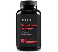 Iron Tablets High Strength 30mg with Vitamin C | Energy Tablets for Tiredness and Fatigue with high bioavailability | High Absorption Iron Supplements for Women and Men | 90 Vegan Capsules | Zenement