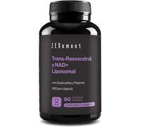 Trans-Resveratrol & NAD+ Liposomal, with Quercetin and Piperine, 580 mg per Capsule, 90 Capsules - Anti-Aging and Sirtuin Activator - Zenement