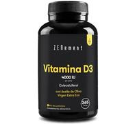Vitamin D3 4000 IU, Full Year Supply, 365 Softgels | (Cholecalciferol), with Organic Extra Virgin Olive Oil | Bones, Muscles and Immune System | Soy Free, Non-GMO | Zenement