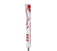 SuperStroke Zenergy Claw 1.0 Putter Grip - Enhanced Spyne Technology with Claw Style Support, Multi-Zone Texturing, and No Taper Design for Precision Putting - White / Red