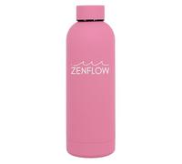 ZenFlow Stainless Steel Water Bottle 500ml - BPA-Free, Leakproof - Keeps Drinks Cold 24h / Hot 12h - Travel, Gym, Office - Multiple Colours (Coral Pink)