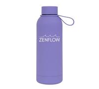 ZenFlow Stainless Steel Water Bottle 500ml - Reusable Insulated Flask - Keeps Drinks Cold 24h / Hot 12h - BPA-Free, Leakproof, Eco-Friendly - for Gym, Sports, Travel, Office (Lavender Purple)