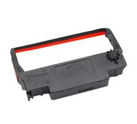 Zenfora 10 Pieces Ink Print Ribbon 12.7mm*4m Black Purple Black/Red Compatible With ERC30 ERC34 ERC38 TM-U220 TM-U230 TM-U210 U370(20 pcs Red Black)