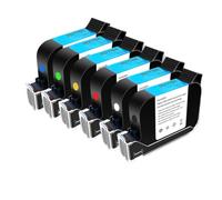 Zenfora 12.7mm Ink Cartridges Compatible With Handheld Tij Inkjet Printer Fast Dry White Yellow Black Red Blue Green(A-level green ink)