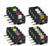 Zenfora 1PCS TZE231 12mm Label Tape Compatible With Label Maker Printer PTD600 P710 TZE231 HSE231 221 241(Flu Green 5m)