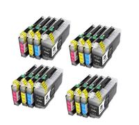 Zenfora 404 Ink Cartridge 1set To 5set LC404 LC404BK Compatible With Printer Supplies MFC-J1205W MFC-J1215W 1205 J1215w For Part Number LC404 LC404BK(LC404-4set)