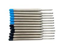 Zenfora Ballpen Refill 1mm Tip 98.4mm Rolling Ball Pen German Ink Compatible With FTIS 1782467(6 black and 6 blue)