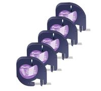 Zenfora Non Laminated 3 10PK Compatible With Labels 91330 91331 LT16952 Black Print On White Plastic Paper Tape 12mm(5PK Clear(Plastic))