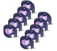 Zenfora Non Laminated 3 10PK Compatible With Labels 91330 91331 LT16952 Black Print On White Plastic Paper Tape 12mm(10PK Clear(Plastic))