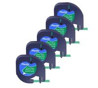 Zenfora Non Laminated 3 10PK Compatible With Labels 91330 91331 LT16952 Black Print On White Plastic Paper Tape 12mm(5PK Green(Plastic))