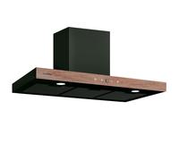 Klarstein ZenFusion T Cooker Hood - 90cm Wall Mounted, 885 m³/h Boost, Touch Control, A++ Energy Efficiency, LED Lighting 4000 K, Quiet 47 dB, Black, Exhaust & Recirculation