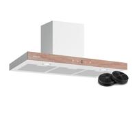 Klarstein ZenFusion T Cooker Hood - 90cm Wall Mounted, 885 m³/h Boost, A++ Energy, Touch Control, Quiet 47 dB, LED 4000K, Exhaust & Recirculation, White