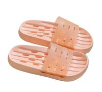 Zeng25liangOu-12 anti-slip Shower Slippers for Women Men, Breathable Quick Drying Bath Shoes Lightweight Non Slip House Slide for Indoor Outdoor for Pool Shower Beach(Pink,Alpha Small)