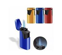 Zenga Refillable Twin Jet ZL-9 Turbo Windproof Stylish Lighter