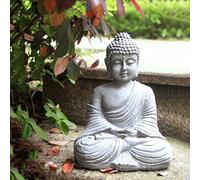 zenggp Garden Ornament Sitting Buddha Zen Outdoor Indoor Statue Resin Home Decor