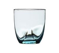 ZengL263NgS Drinking Glasses Diamond Shaped Stemless Drinking Glasses Lead-Free Glass Cups(Blue,Small)