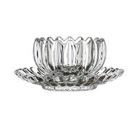 ZengL263NgS Drinking Glasses Lead-Free Glass Cup & Bowl for Coffee, Milk, Tea and Dessert(Clear)