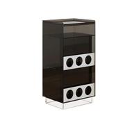 ZengL263NgS Shelf for Display CD Record Storage Rack with Door Acrylic Creativity Easy to Assemble