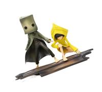 ZENGON Little Nightmares Nomes, Six & Mono Scene Statue - New Nightmare Model for Desktop or PC Case Display, Game Figure 14.5cm