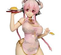 ZENGON Sonico Cheongsam Kneeling Position PVC Statue Model Desktop Ornaments 17cm Anime Figure