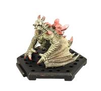 ZENGON Uragaan Chin-Smashing Wyvern Figure - 8cm Tall Statue, Volcanic Roller Monster Model