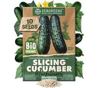 ZenGreens® - Organic Cucumber Seeds in Premium Quality - Cucumber Seeds - Vegetable Seeds for Easy Growing in the Garden, Balcony or Raised Bed - Vegetable Seeds - Marketmore