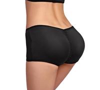 ZENGSING Women Butt Lifter Shapewear Fake Butt Lifter Padded Tummy Control Knickers Shapewear Hip Enhancer Control Panties Seamless Body Shaper Underwear (UK, Alpha, L, Regular, Regular, Black)