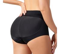 ZENGSING Women Butt Lifter Shapewear Tummy Control Knickers Shapewear for Women Hip and Butt Padded Shapewear Tummy Control Boyshort Underwear (Black, M)