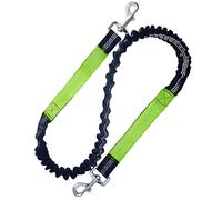 ZENGSUSU 4ft Bungee Dog Leash Extension Attachment for Dogs Up to150 lb, Reflective Tactical Shock Absorbing Lead with Double Swivel Clips for Camping/Running/Bicycle