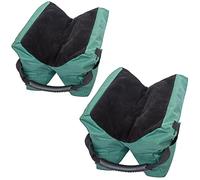 ZENGSUSU Shooting Rest Bag Unfilled Water-Proof Oxford Support Sand Bags,Durable Sighting Bracket Portable Shooting Bench Stand Holders for Rifles/Guns/Hunting/Target Sports (2pcs:cam, unfilled)