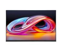 ZENGXJYCQINGJIANG Portable USB Monitor 16 Inch Full HD 2K Resolution 16:10 Multi-function Extended Screen Portable Monitor Laptop Monitor Extender