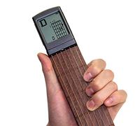 ZENGXUE 6-Tone Pocket Guitar Chord Trainer Practice Tool Can Rotate Chord Diagram Screen Guitar Finger Trainer Luthier Tools