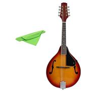 ZENGXUE A Style 8 String Acoustic Electric Mandolin Sunburst Spruce Mandolin Musical Instrument
